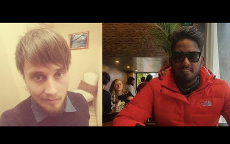 John Bothma (trái) và Mushfiq Daniels (phải) đều là giáo viên dạy tiếng Anh trước khi biến mất ở Việt Nam. Ảnh: EWN. 