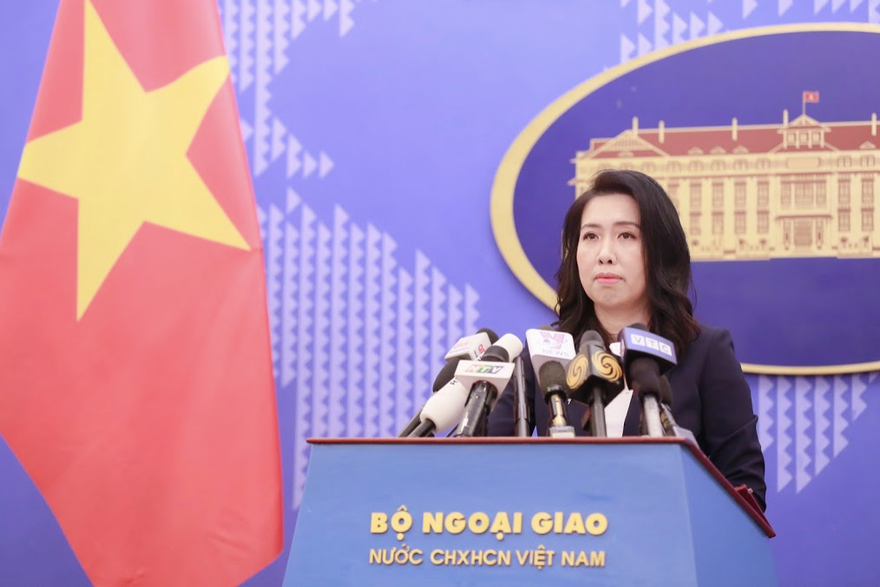 Phát ngôn viên Bộ Ngoại giao Việt Nam Lê Thị Thu Hằng.