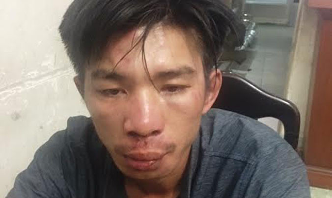 Nghi can Phạm Văn Trị. Ảnh CA.