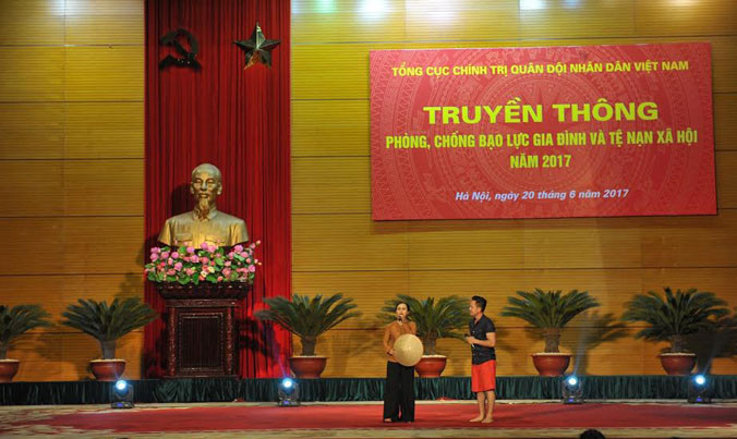 Phụ nữ Quân đội phòng, chống bạo lực gia đình