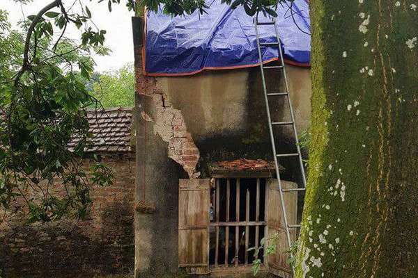 Ngôi nhà nơi xảy ra sự việc.