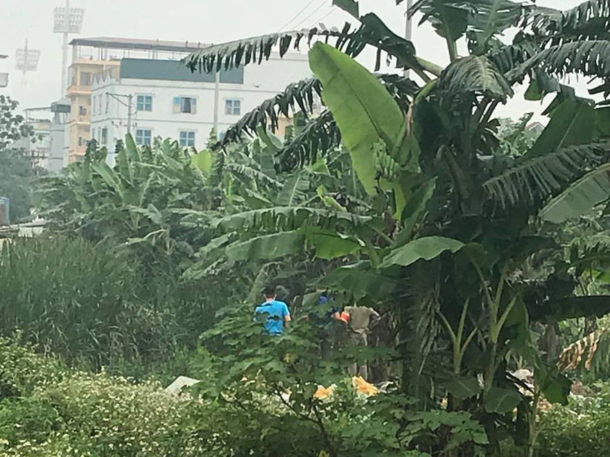 Nơi phát hiện thi thể nạn nhân.