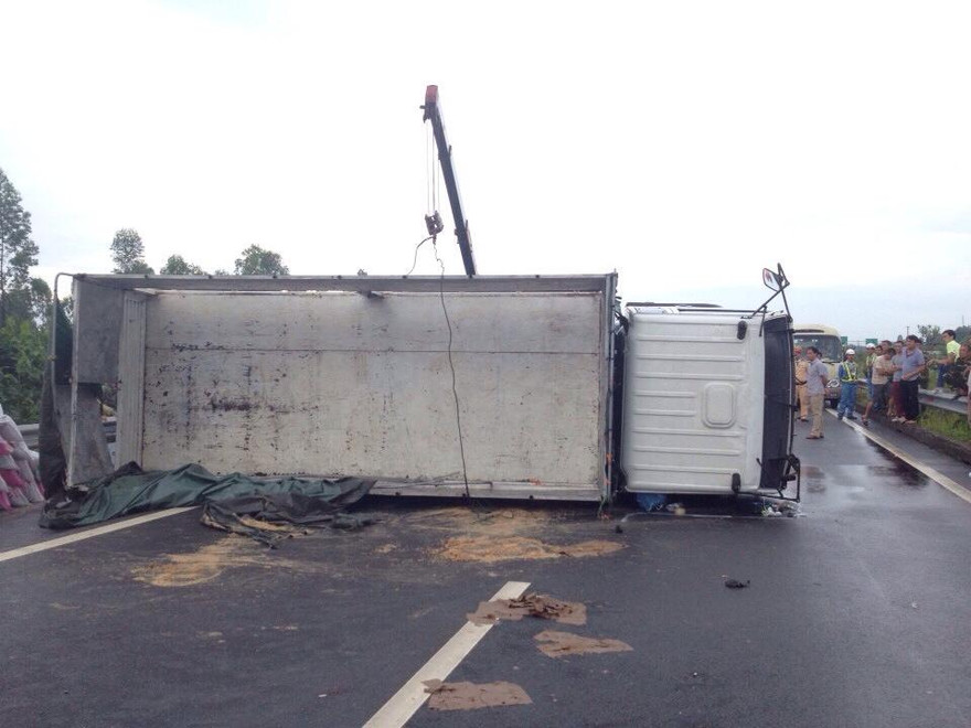 Hiện trường vụ tai nạn.