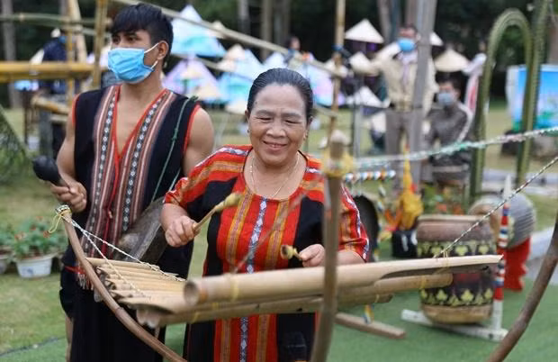 Nhiều hoạt động văn hóa đặc sắc trong tháng 12 tại Làng Văn hóa-Du lịch các dân tộc Việt Nam. Ảnh: Langvietonline