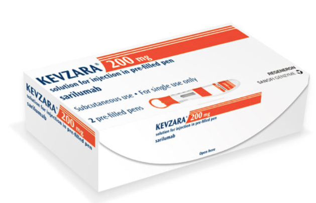 Thuốc Kevzara của Sanofi. (Ảnh: Sanofi)