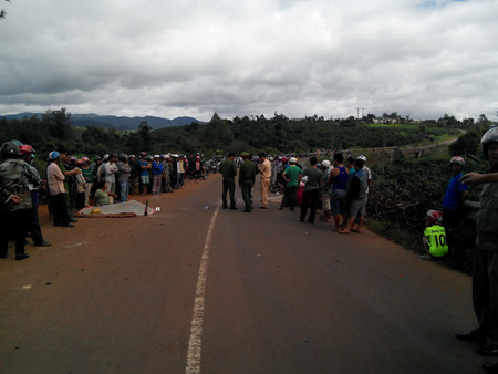 Hiện trường vụ tai nạn