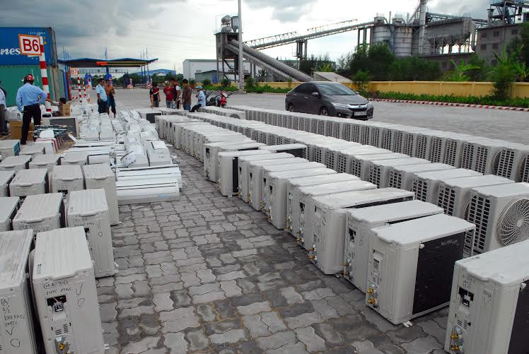 Hàng nhập lậu bị thu giữ