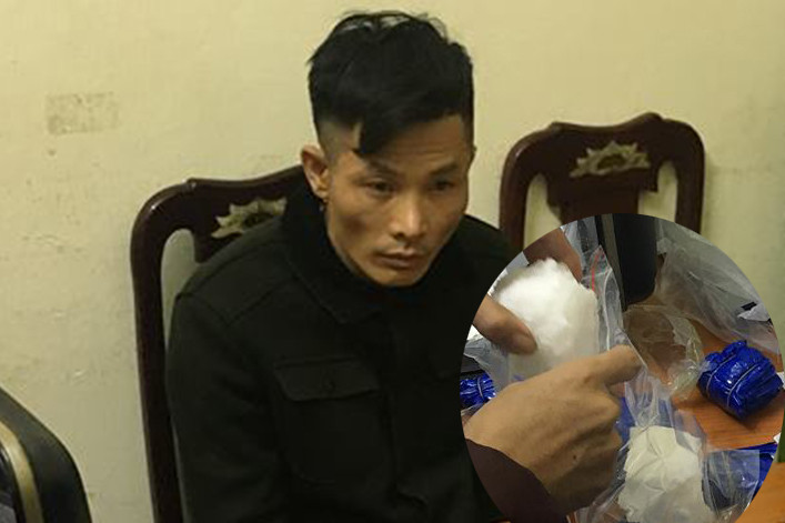 Thụ và số ma túy bị thu giữ.