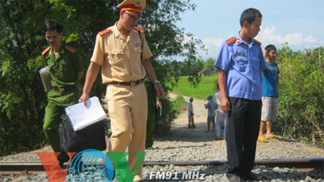 Hiện trường xảy ra tai nạn (Ảnh: Hòa Bình)