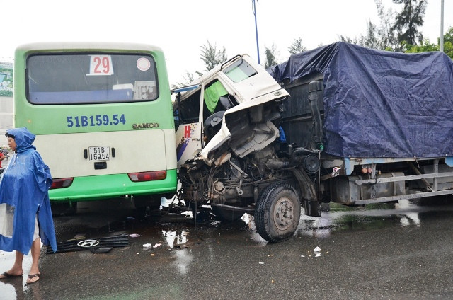 Hiện trường tai nạn.