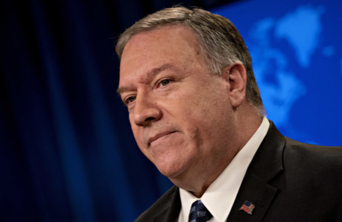 Ngoại trưởng Mỹ Mike Pompeo. (Ảnh: Bloomberg)