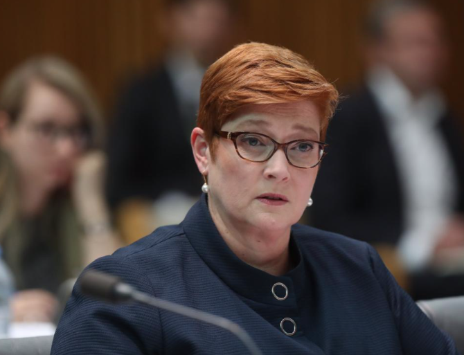 Ngoại trưởng Úc Marise Payne