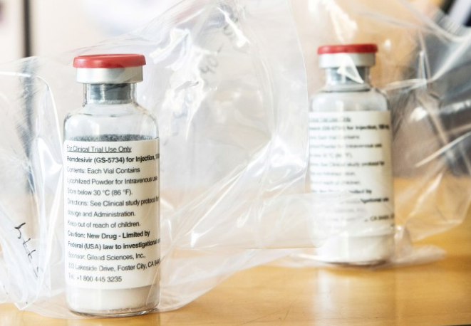 Thuốc remdesivir dùng để tiêm tĩnh mạch. (Ảnh: Reuters)