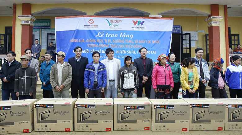 Một trong những chương trình 1.000 tỷ về quê của LVPB. Ảnh: như ý