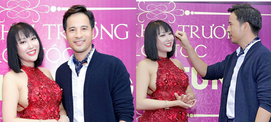 Phi Thanh Vân xuất hiện khác lạ, được trai trẻ chăm sóc tại sự kiện