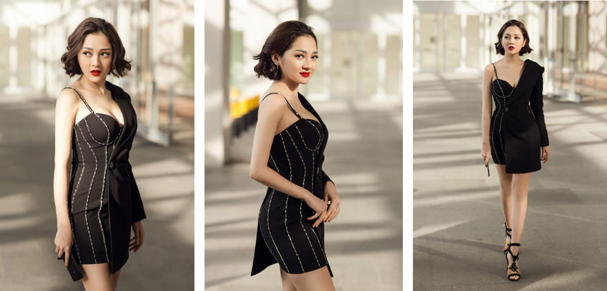 Bảo Anh-'Tình tin đồn' của Bùi Tiến Dũng khoe vòng 1 và chân nuột nà