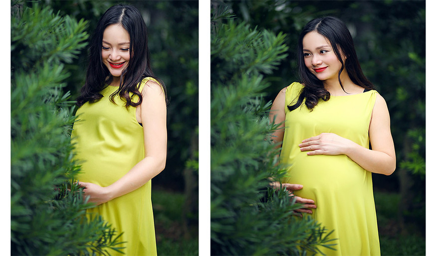 Bà bầu Lan Phương nói gì về sinh đẻ thuận tự nhiên?