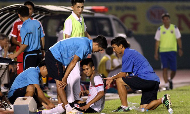 Cầu thủ Nguyễn Thanh Hải. Ảnh: Thanh Niên