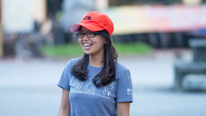 Cô gái Việt với thành tích học đáng nể Lê Ngọc Tường Vân.