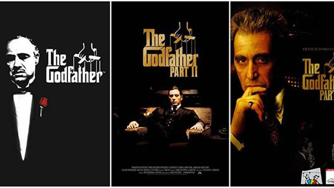 Poster 3 phần phim "Bố già." Ảnh: BTC.