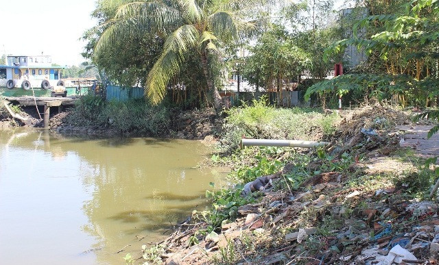 Hiện trường phát hiện thi thể.