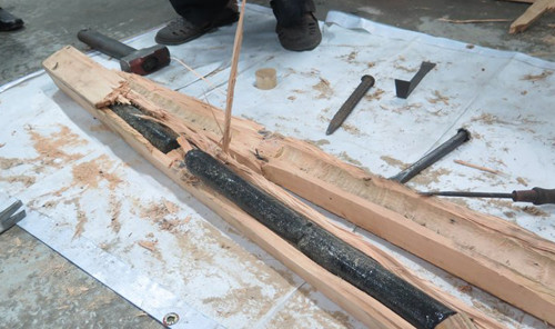 Ma tuý được phát hiện tại cảng Cát Lái. Ảnh: Báo Hải Quan.