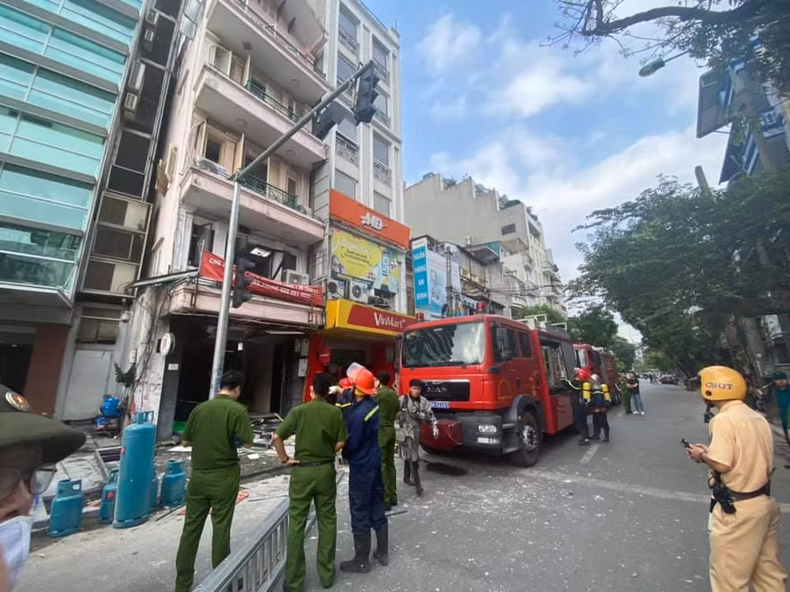 Hiện trường vụ việc.
