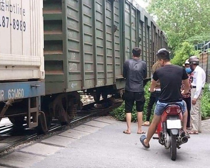 Hiện trường vụ tai nạn.