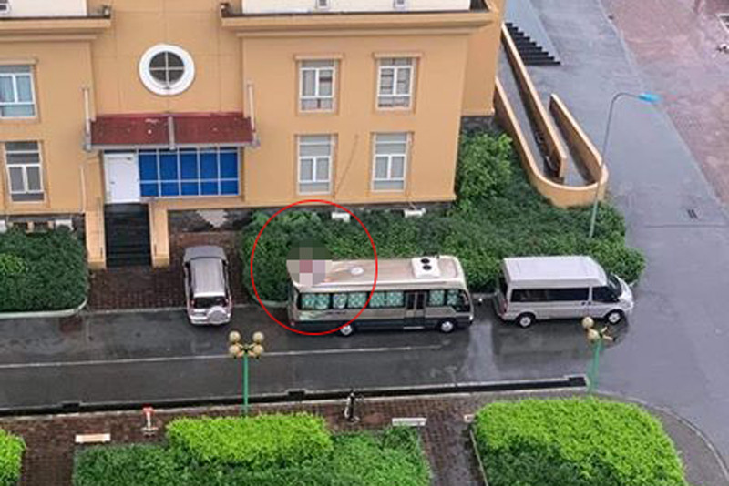 Hiện trường vụ việc.