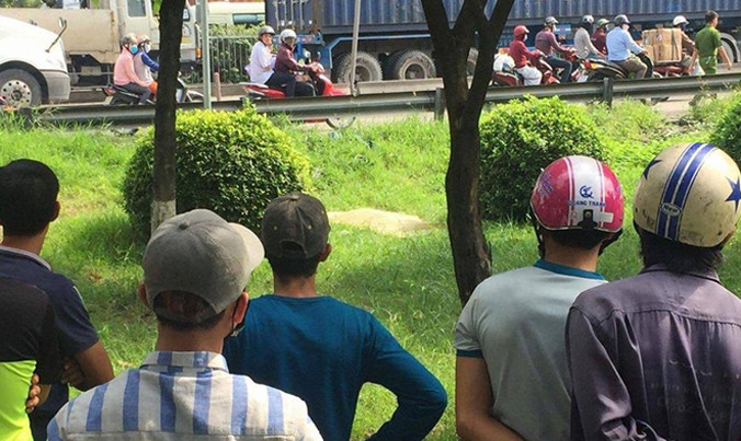 Hiện trường nơi phát hiện nạn nhân.