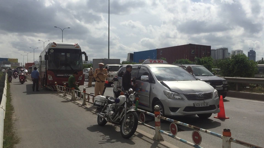 Hiện trường tai nạn.