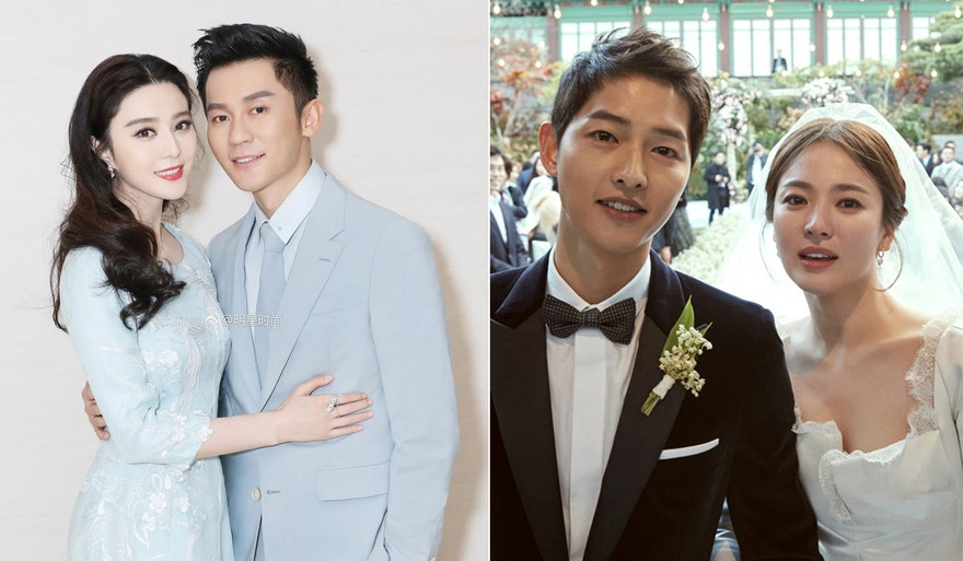 So độ giàu có của cặp Song-Song và Phạm Băng Băng-Lý Thần đều chia tay cùng ngày