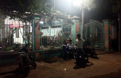 Nơi nạn nhân bị nhân viên truyền hình cáp xô tử vong. Ảnh: Xuân Thăng.