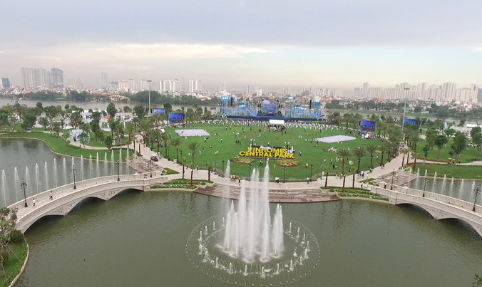 Cảm hứng từ công viên Central Park New York đã hiện hiện tại TPHCM.