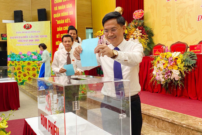 Bí thư quận ủy Đống Đa Hà Minh Hải