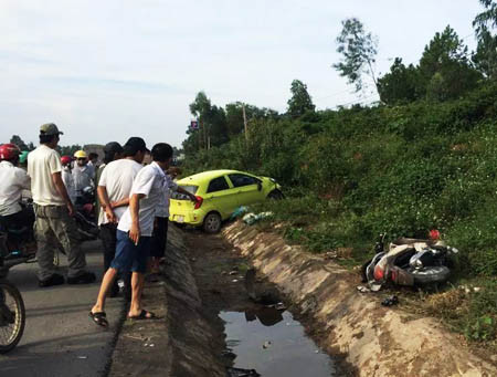 Hiện trường vụ tai nạn