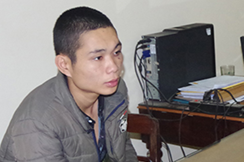 Đối tượng Huy. Ảnh: Công an Thái Nguyên
