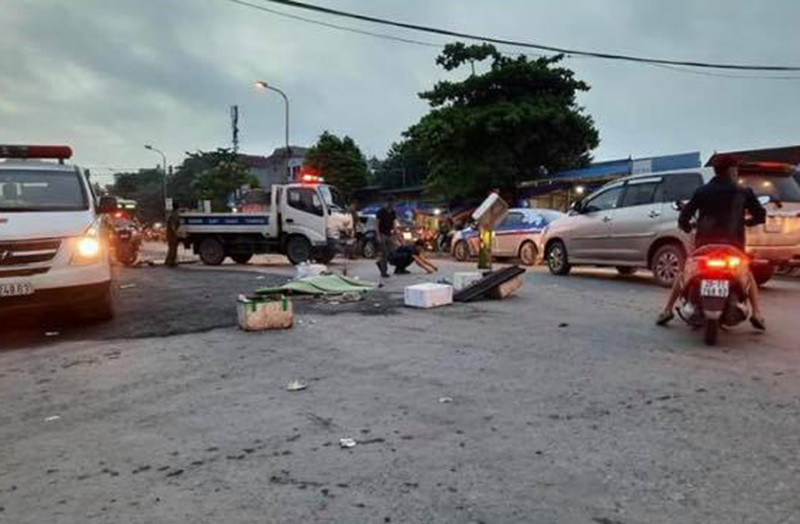 Hiện trường vụ tai nạn