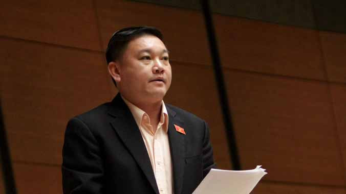 Đại biểu Trần Khắc Tâm (Sóc Trăng). Ảnh Như Ý.