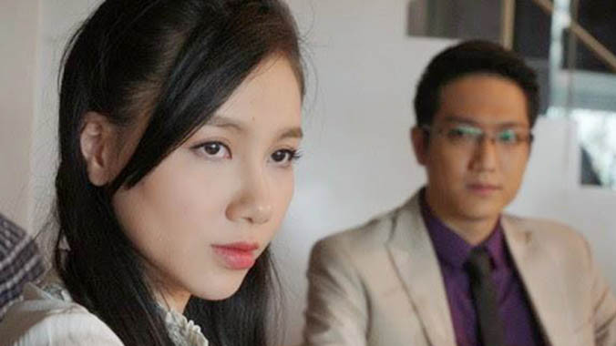 Một cảnh trong phim "Hôn nhân trong ngõ hẹp". Bộ phim đang được phát sóng trên kênh VTV3 vào các ngày từ thứ tư đến thứ sáu hằng tuần.