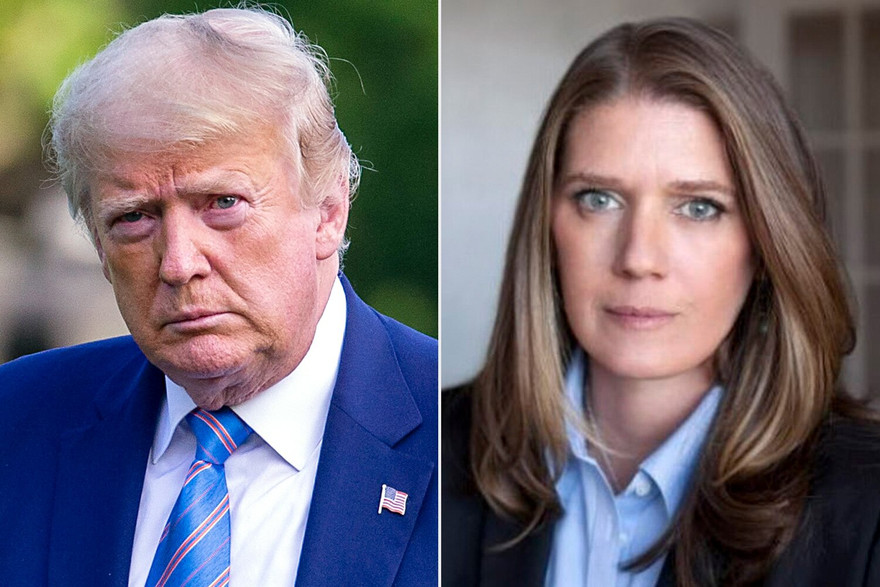 Tổng thống Mỹ Donald Trump và cháu Mary L. Trump