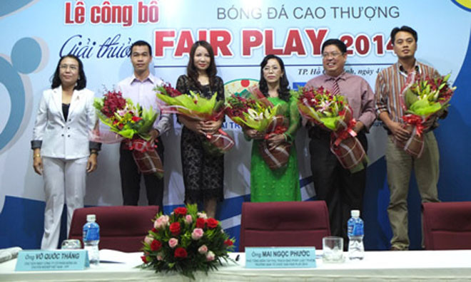 Công bố giải thưởng Fair-play 2014