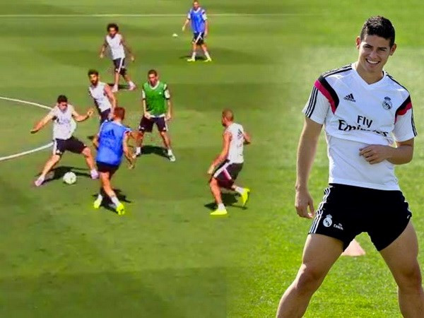 Ramos khiến tân binh James Rodriguez ‘tẽn tò’