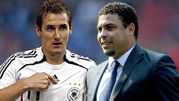 Ro ‘béo’ chúc mừng Klose, tin Brazil vô địch