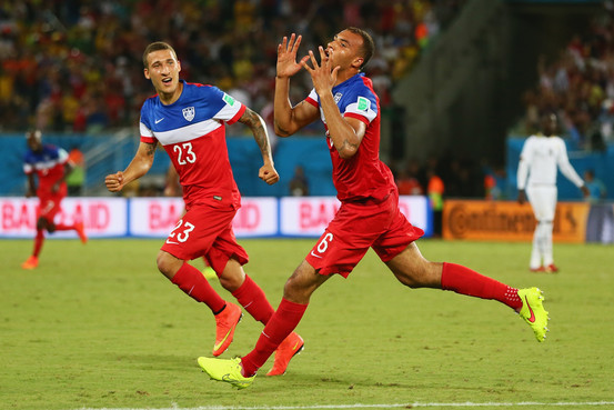 John Brooks ấn định kết quả 2-1 cho tuyển Mỹ sau khi vào sân từ băng ghế dự bị