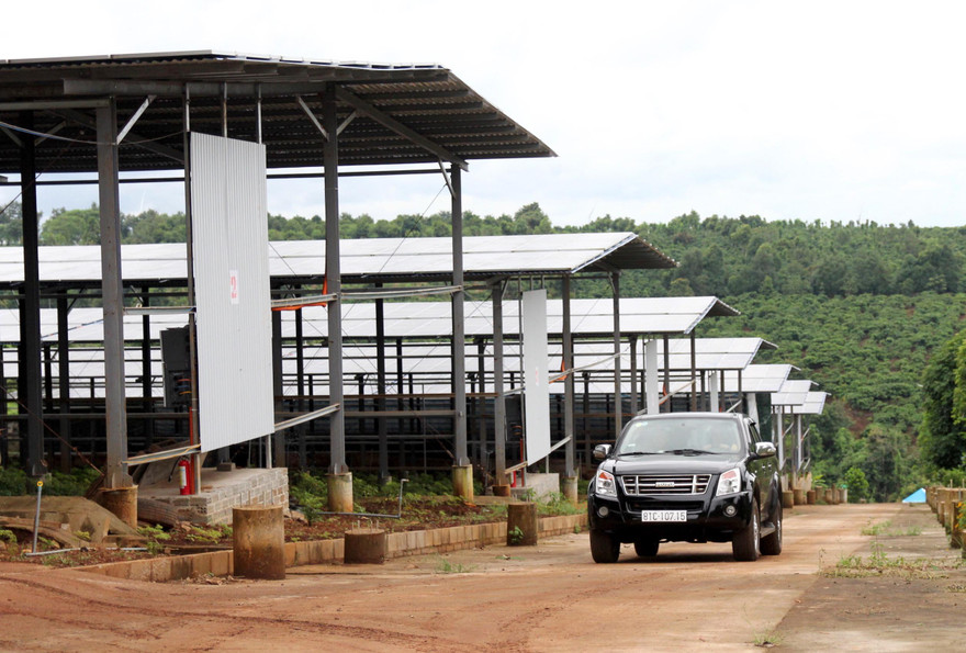 Một dự án điện mặt trời mái nhà ở Gia Lai