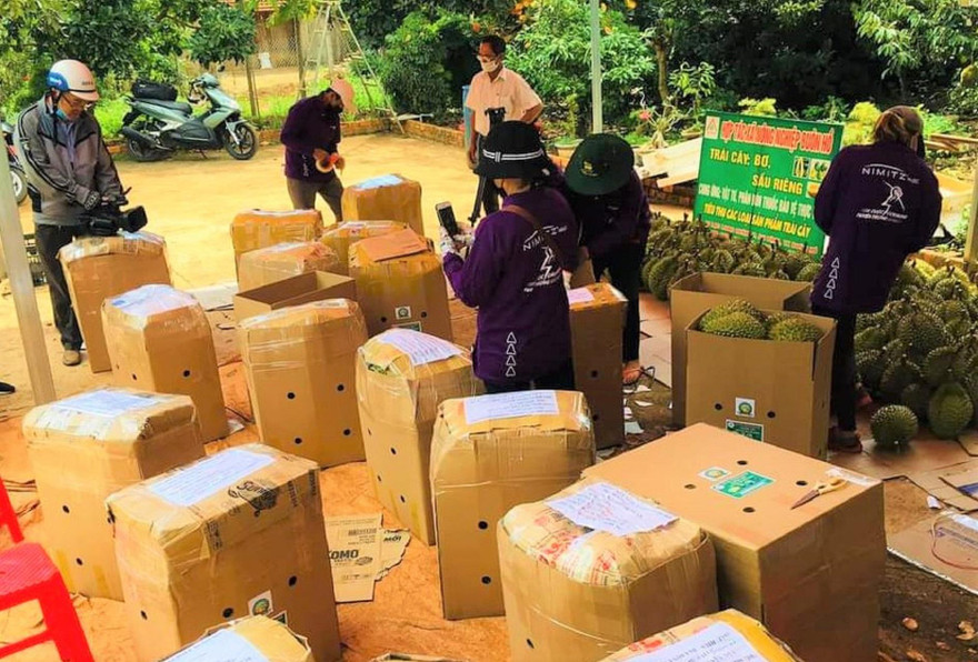 Thị xã Buôn Hồ cho phép thu mua nông sản. Ảnh: T.Khuyên