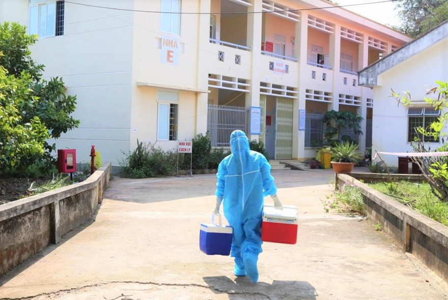 Khu vực cách ly tập trung phòng COVID-19 tại huyện Ea Súp