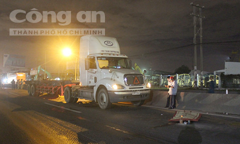 Hiện trường tai nạn.