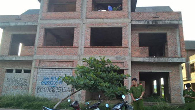 Ngôi nhà nằm trong khu đô thị nơi phát hiện xác chết bí ẩn của nạn nhân Khánh.